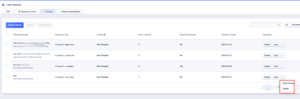 How to Open Port for UHost on SurferCloud Pannel